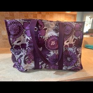 Thirty one brand large zippered utility tote